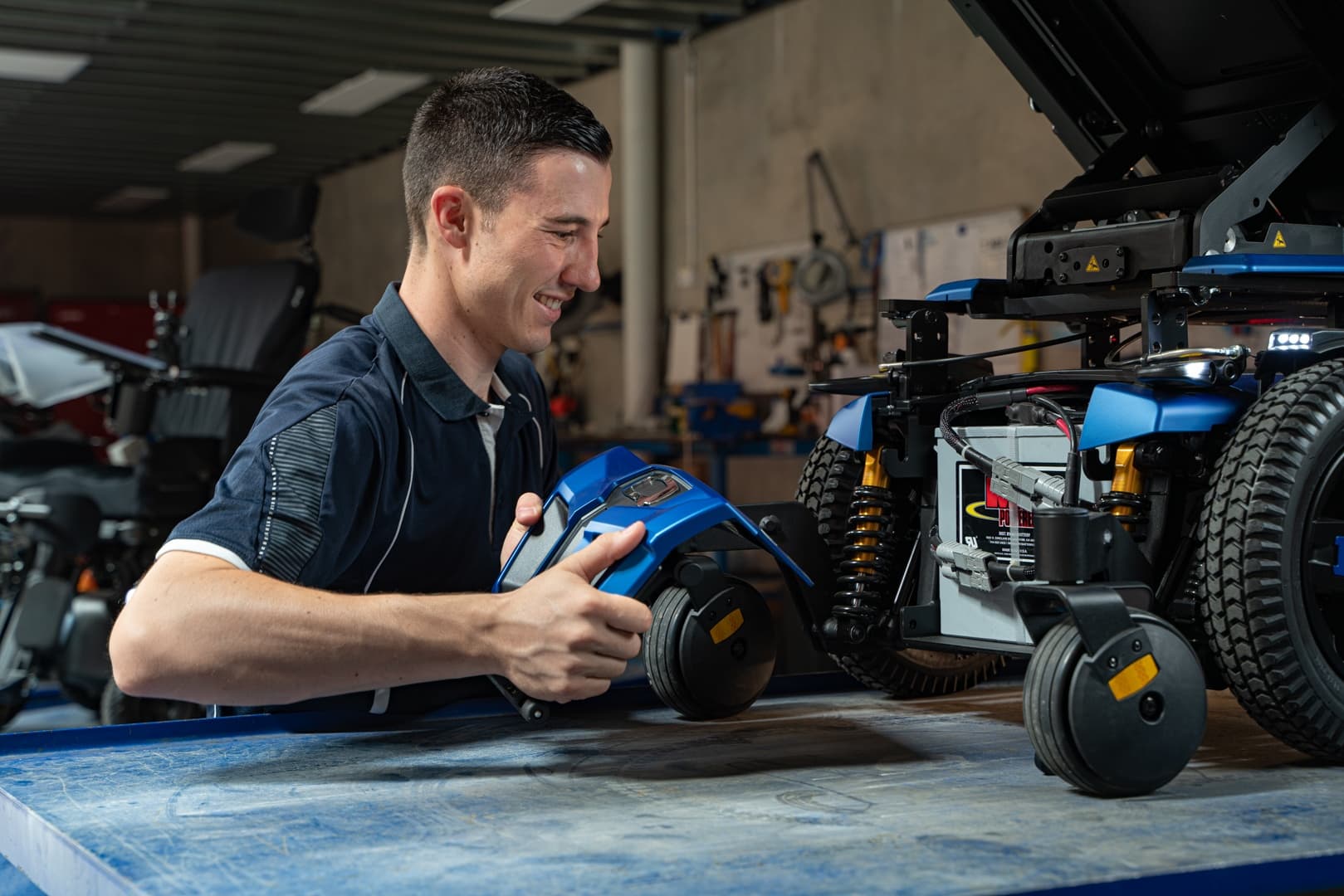 Service and repair workshop